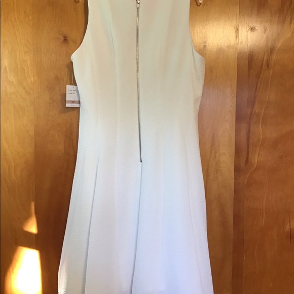 SOLD- Sleeveless Ivory Dress - Picture 4 of 10